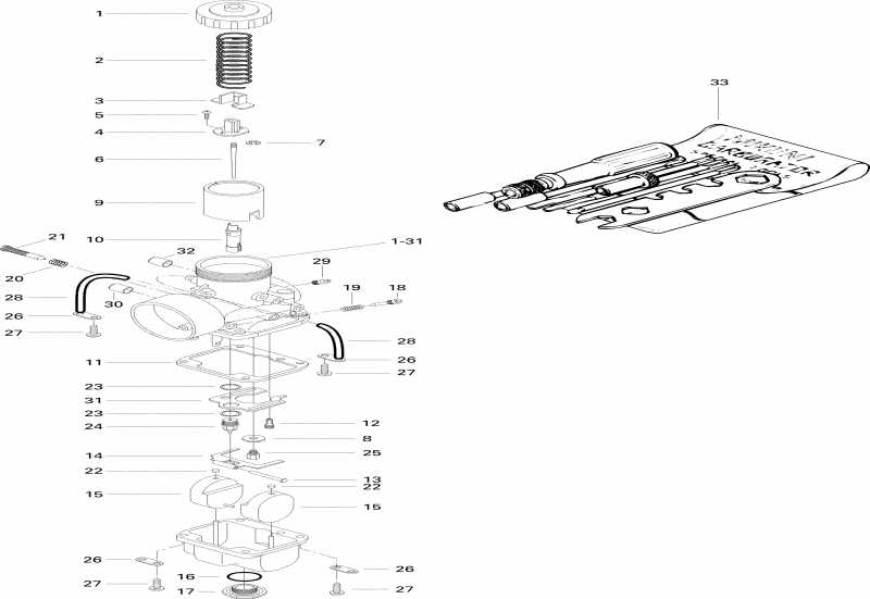 �������� Skidoo MX Z 670, 1996 ������ - Carburetor
