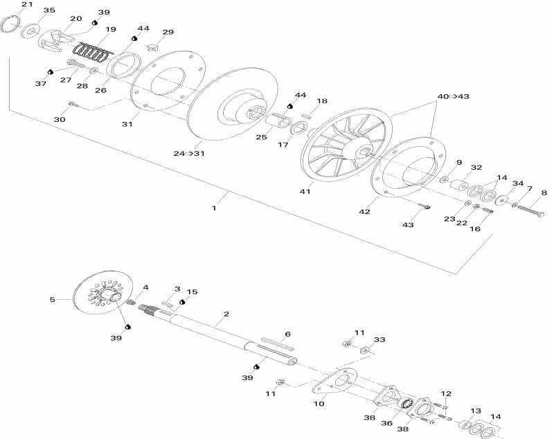 snowmobile BRP -  