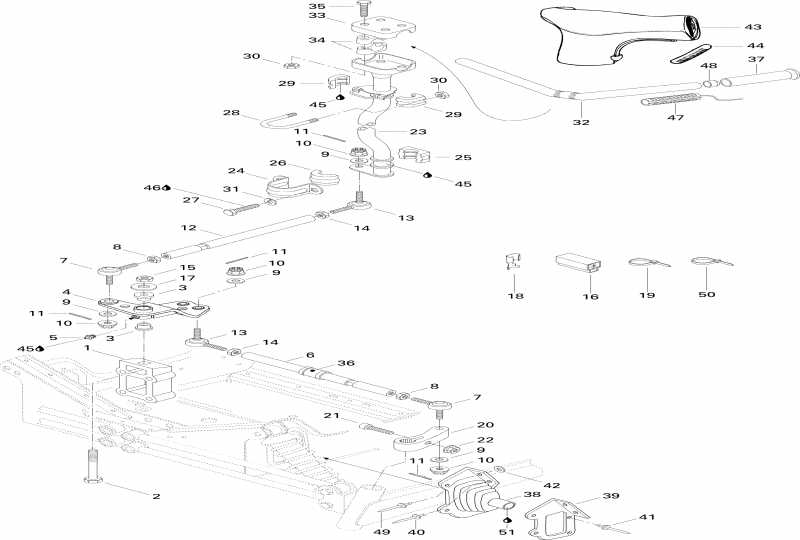    MX Z 670, 1996 - Steering System