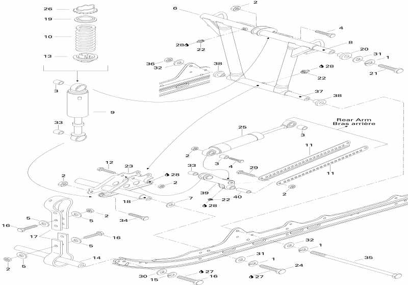 snowmobile Ski-doo MX Z 670, 1996  - Front 