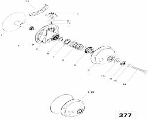 05-   377 (05- Drive Pulley 377)