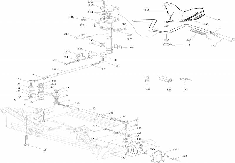    Skandic 380, 1996 - Steering System