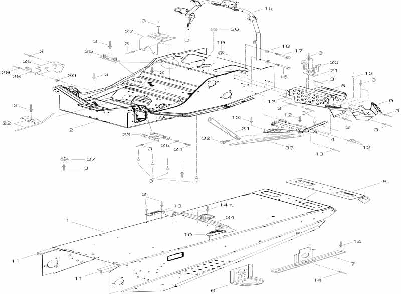  ski-doo - Frame And Components 380