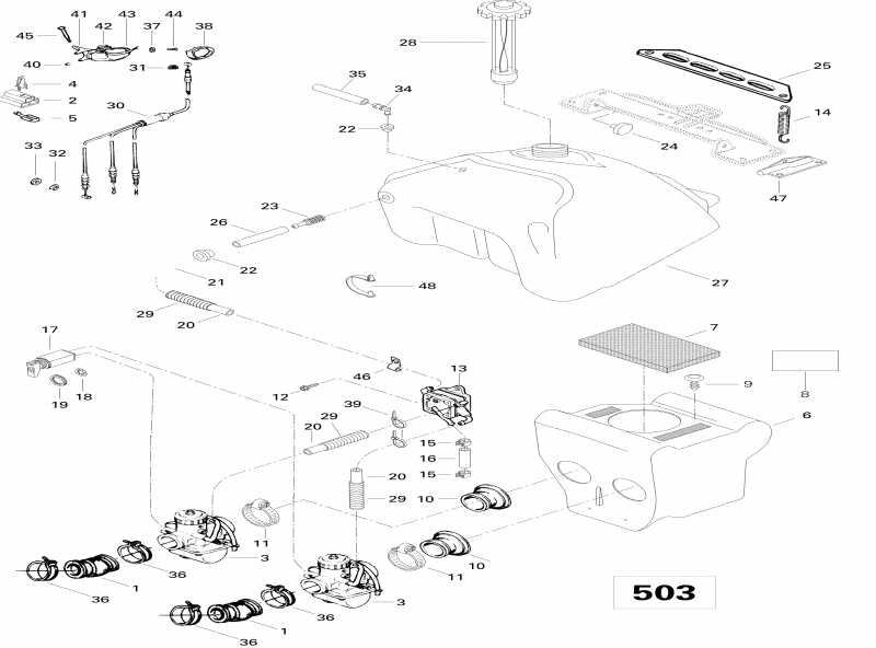  Skidoo - Fuel System 500