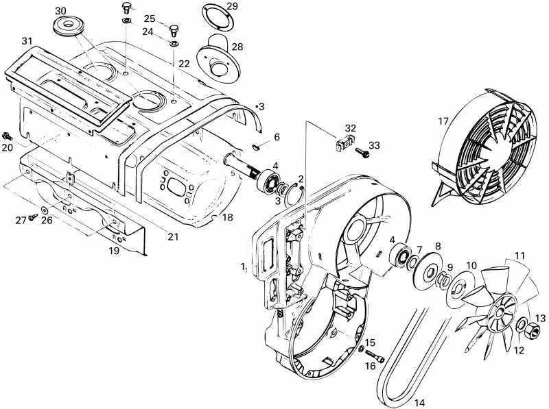 snowmobile ski-doo Skandic Wide Track, 1996  - Cooling System