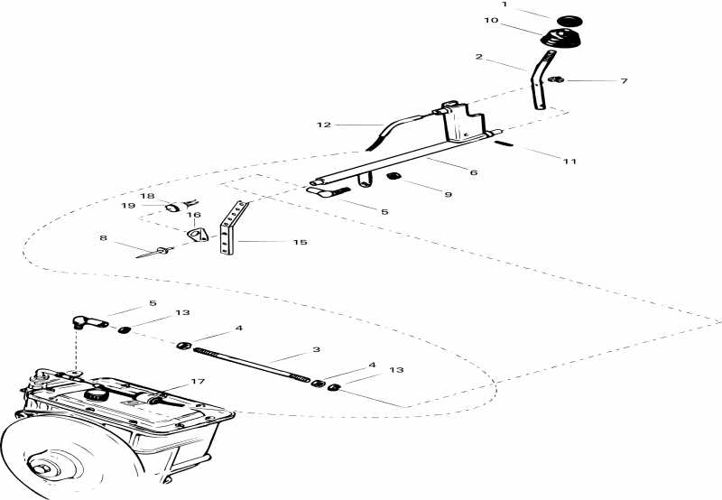 �������� SkiDoo ������ Skandic Wide Track, 1996 - Transmission 2