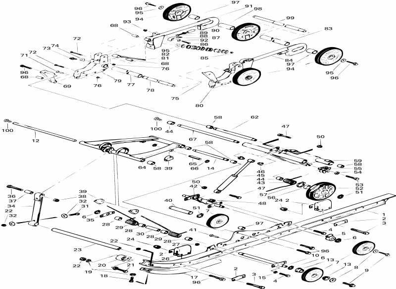 snowmobile Ski Doo Skandic Wide Track, 1996 ������ - ������ ��������
