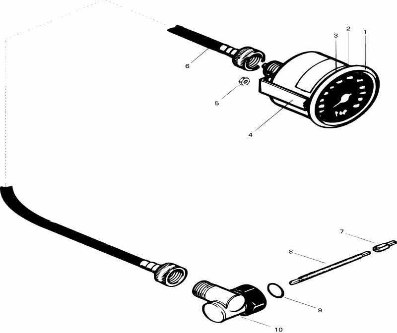 snowmobile Skidoo Skandic Wide Track, 1996 - Cab � Console 2