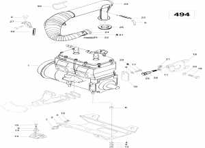 01-    Sport 500 (01- Engine And Engine Support 500)