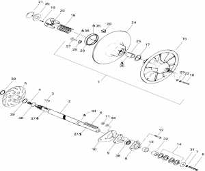 05-   500 (05- Driven Pulley 500)