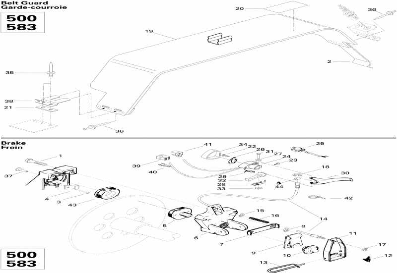  BRP SkiDoo Summit 500, 1996 - Brake 500, 583
