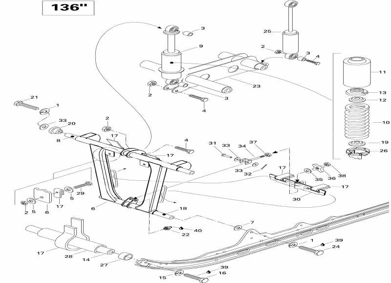  Ski-doo Summit 500, 1996  - Front 