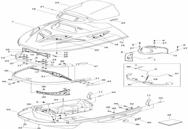  BRP SkiDoo  Summit 500, 1996 - Cab And Console