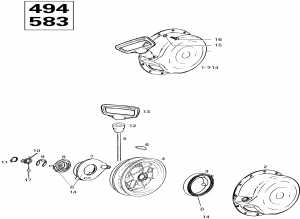 04- Rewind  500, 583 (04- Rewind Starter 500, 583)