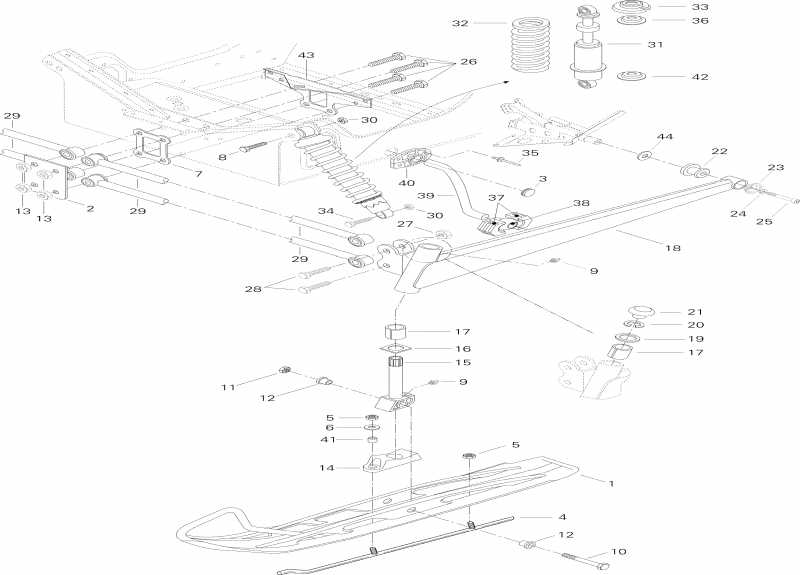 BRP - Front Suspension And Ski E, E Lt, Le