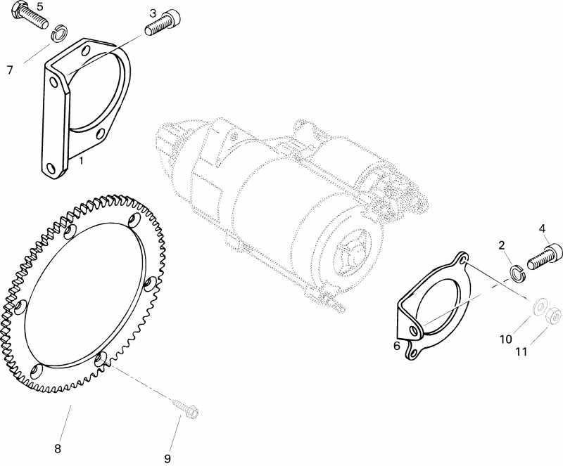 Skidoo - Electric Starter Bracket Sle
