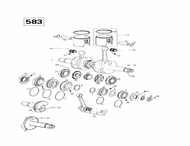    Formula 500, 1997 - Crankshaft And Pistons (583)