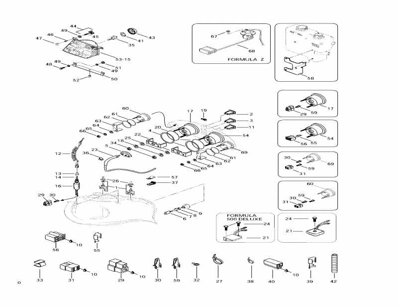  Skidoo Formula 500, 1997 - Electrical System