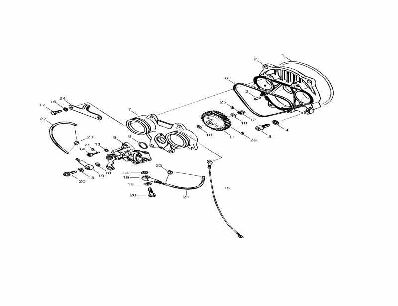 �������� Ski Doo Formula 500 Deluxe, 1997 ������ - Oil Injection System