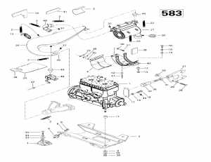 01-  Sport  Muffler (583) (01- Engine Support And Muffler (583))