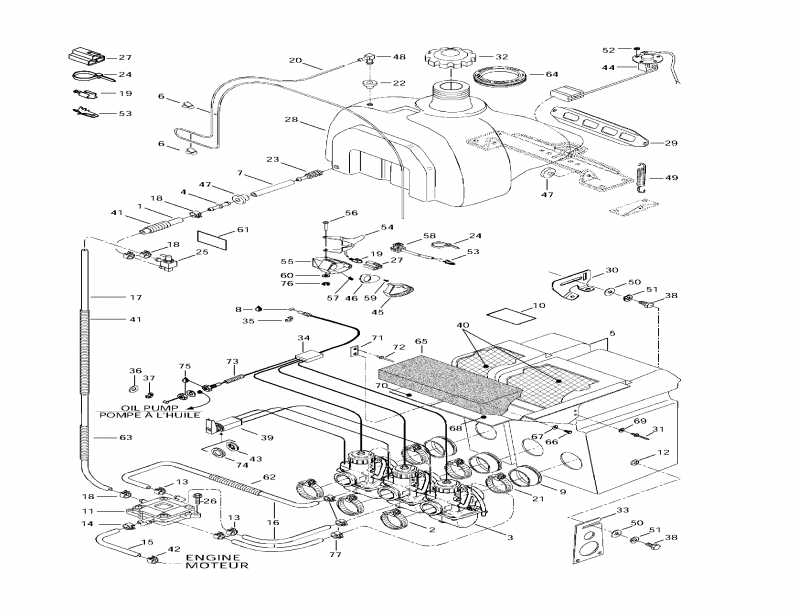 �������� Ski-doo Formula III LT, 1997 - Fuel System (599)