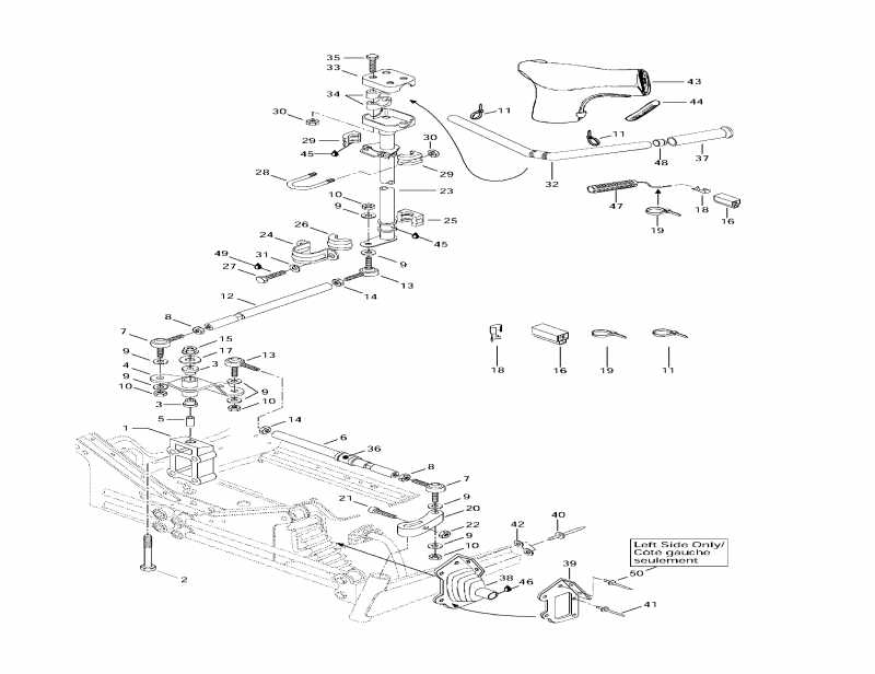 Ski-doo - Steering System