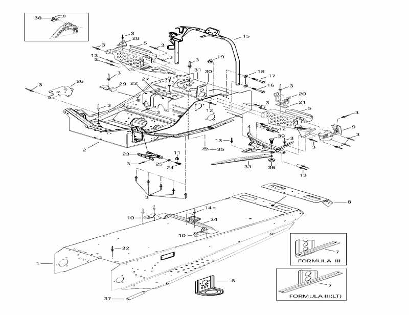  BRP SkiDoo Formula III LT, 1997  -   
