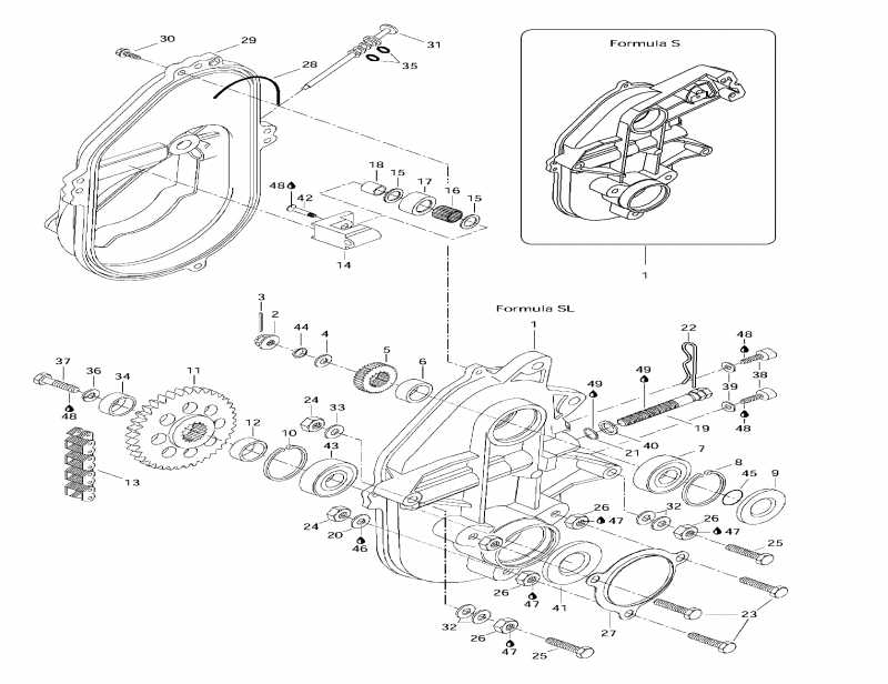   Formula Sl, 1997 - Chaincase