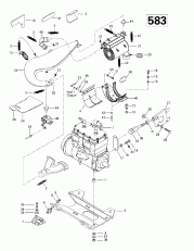 01-  Sport  Muffler (583) (01- Engine Support And Muffler (583))