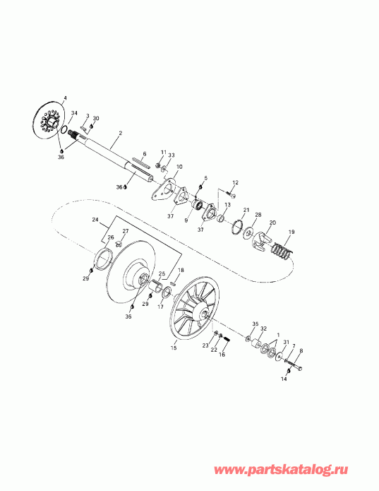 Ski Doo  Grand Touring 500/583, 1997 -  