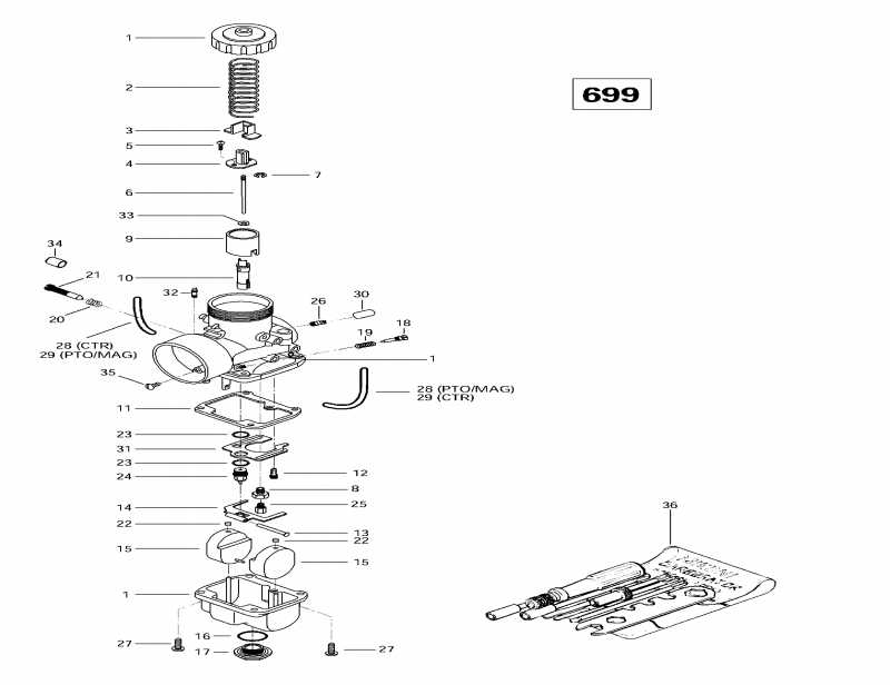  Skidoo - Carburetors (699)