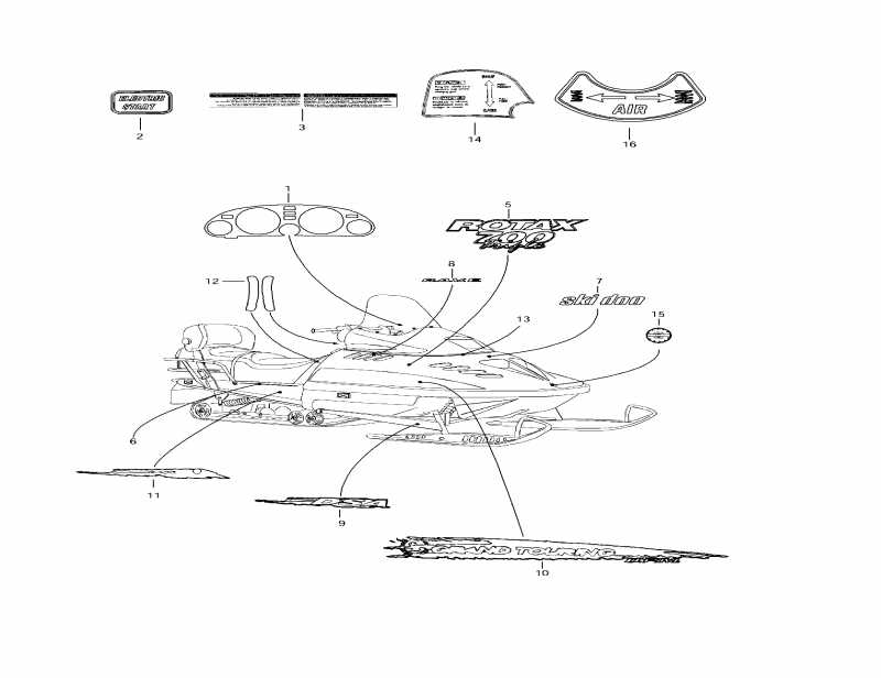  SKIDOO Grand Touring SE, 1997  - 