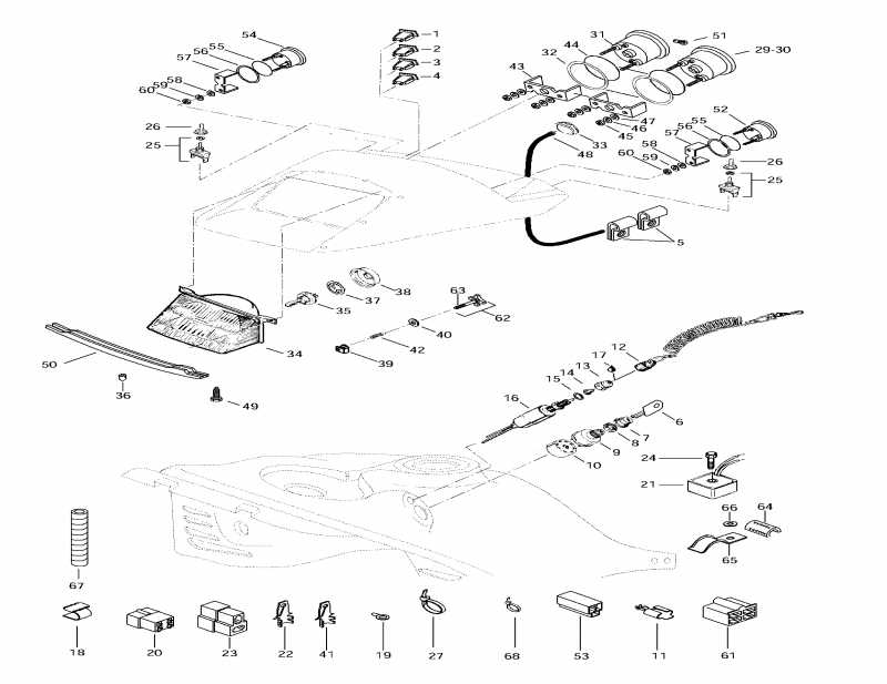 �������� Skidoo ������ Mach Z, 1997 - Electrical System