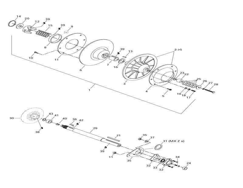  Ski Doo - Driven Pulley