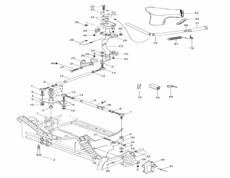  SKIDOO - Steering System (mx Z 440 Lc)