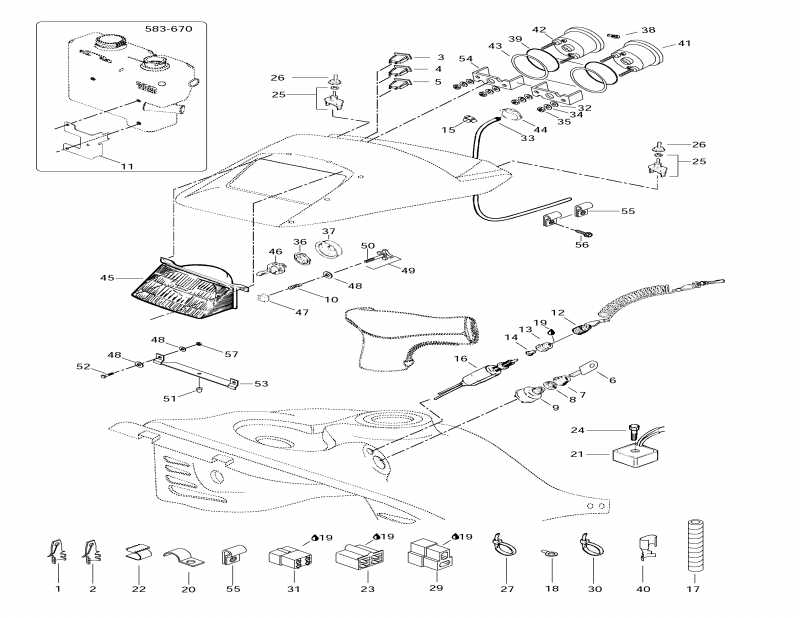 snowmobile Skidoo - Electrical System