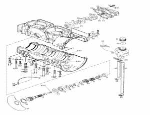 01-  , Rotary ,   (01- Crankcase, Rotary Valve, Water Pump)