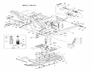 07-     (mx Z X 440 Lc) (07- Front Suspension And Ski (mx Z X 440 Lc))