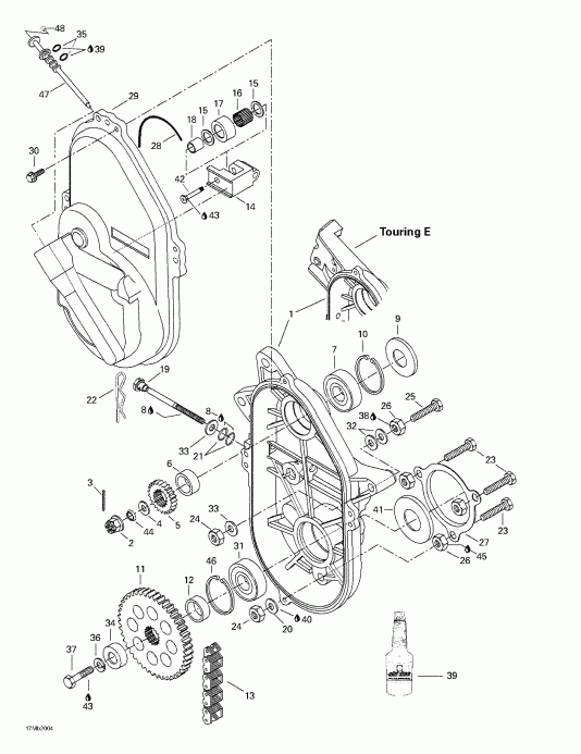 ��������  Skandic 380/500, 1997 ������ - Drive Pulley (377)