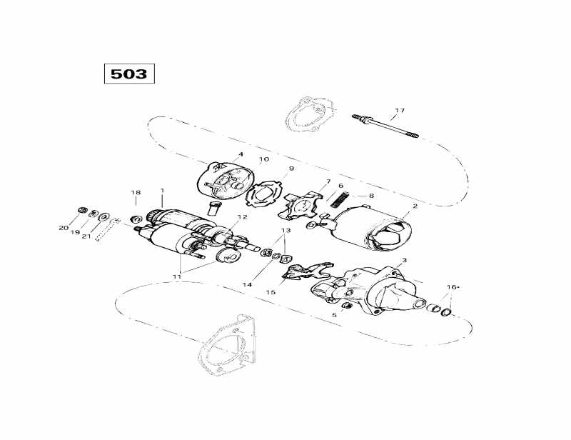  Skidoo - Electric Starter (503)