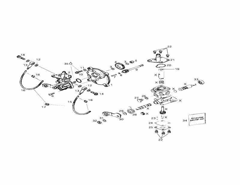 Ski Doo Skandic Wide Track, 1997 - Oil Injection System