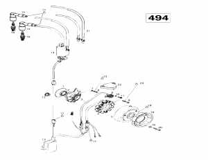 03-  12v 220w (494) (03- Magneto 12v 220w (494))
