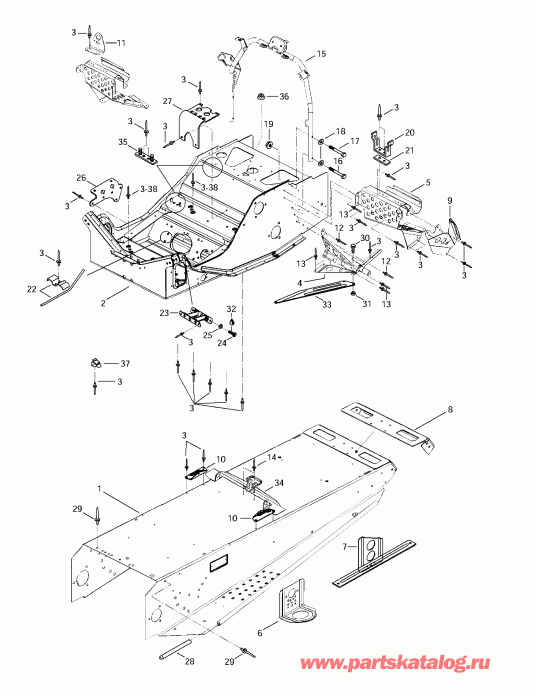   Summit 500/583/670, 1997  - Frame And Accessories