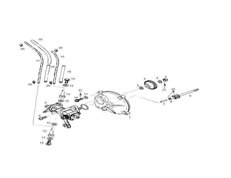 �������� Skidoo Touring E, 1997 ������ - Oil Injection System
