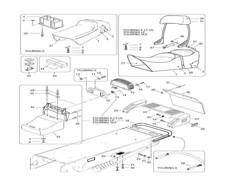  Skidoo  Touring LE, 1997 -   