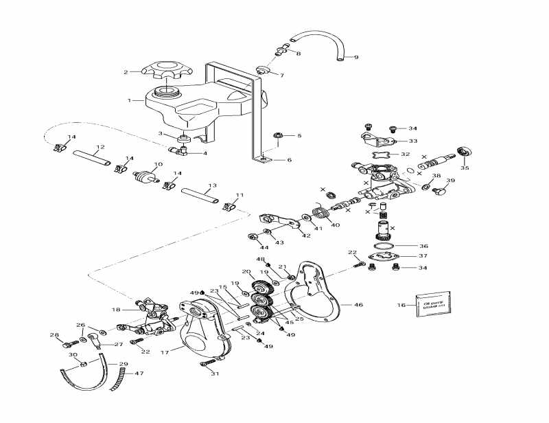 Ski-doo Tundra II LT, 1997 - Oil Injection System