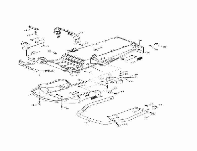 �������� SKIDOO - Frame And Body 2