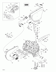 01-  Sport  Muffler (699) (01- Engine Support And Muffler (699))