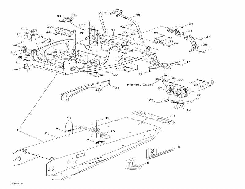  SkiDoo - Frame And Accessories