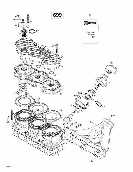  Skidoo Formula III 600 R/700 R, 1998  - ,   (699)